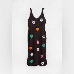 H&M knit flower dress
